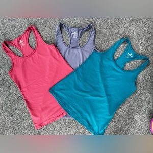 3 Workout Tanks by 90 Degrees - Size Medium